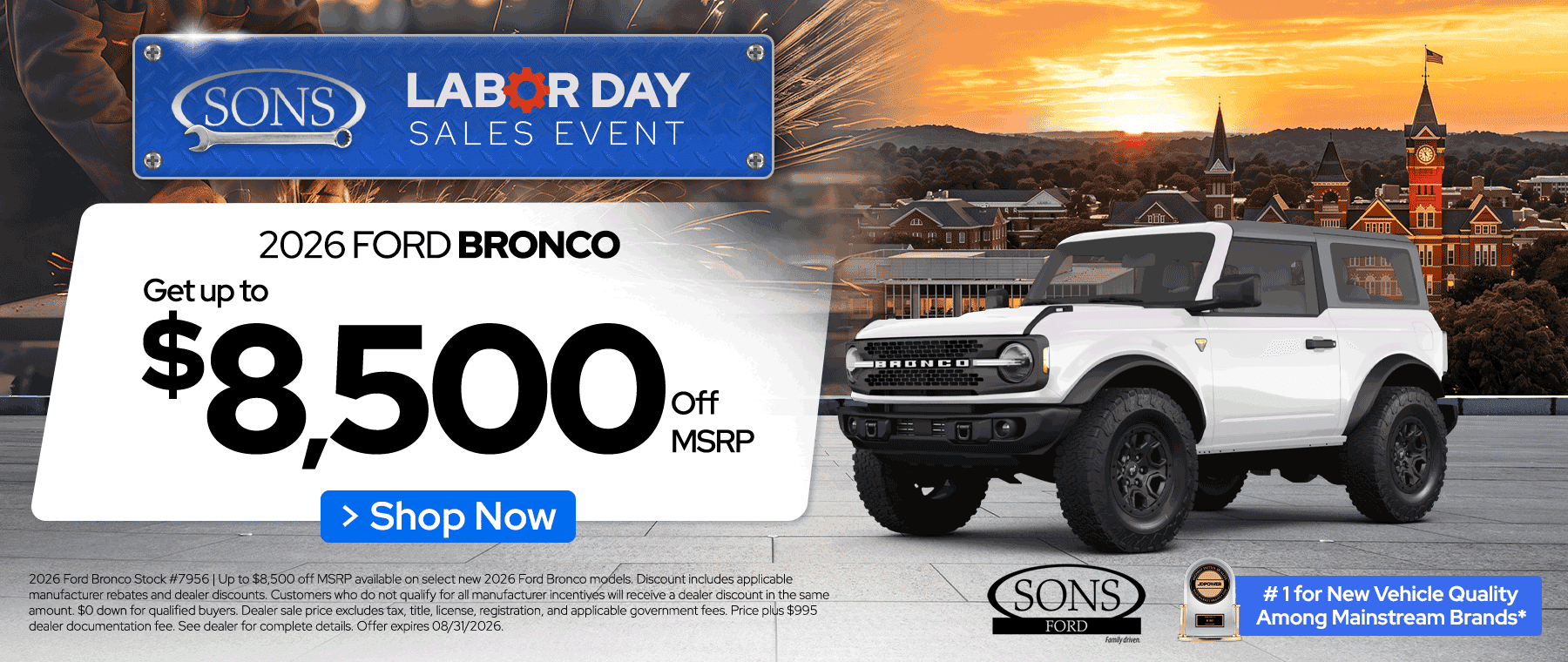 SONS Ford Specials