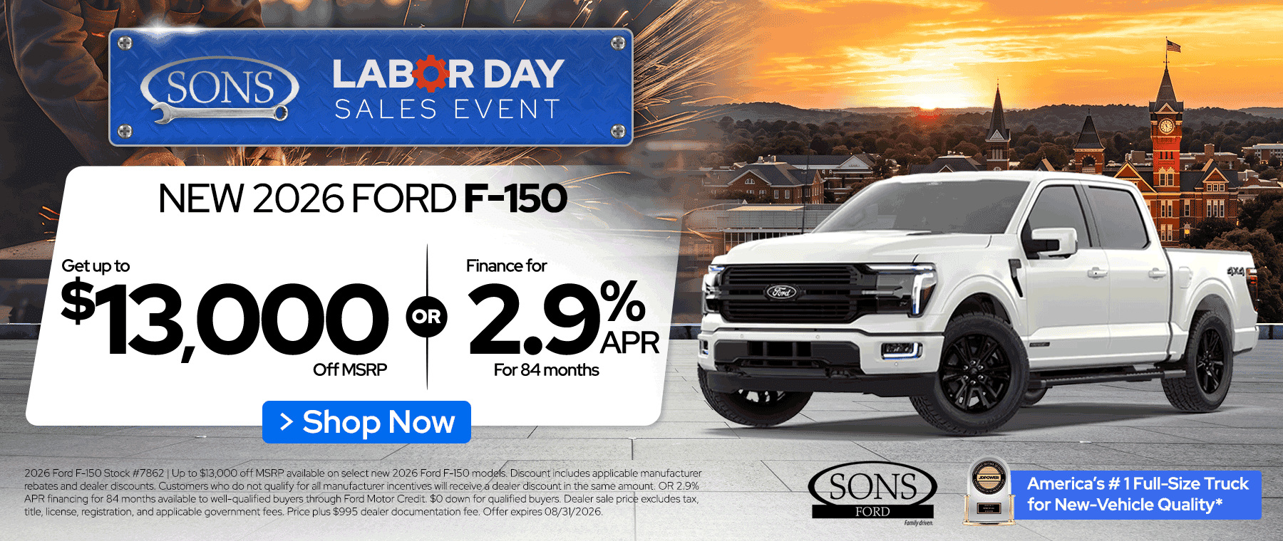 SONS Ford Specials