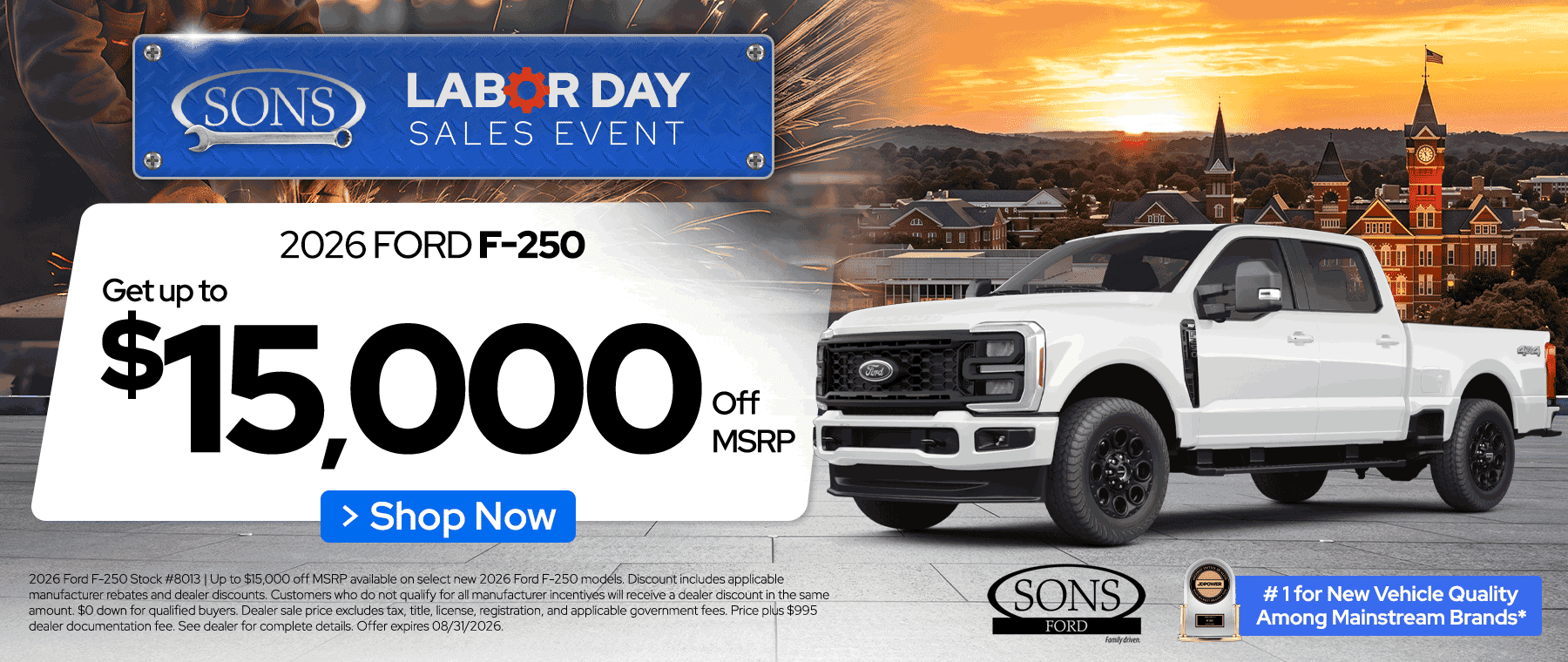 SONS Ford Specials