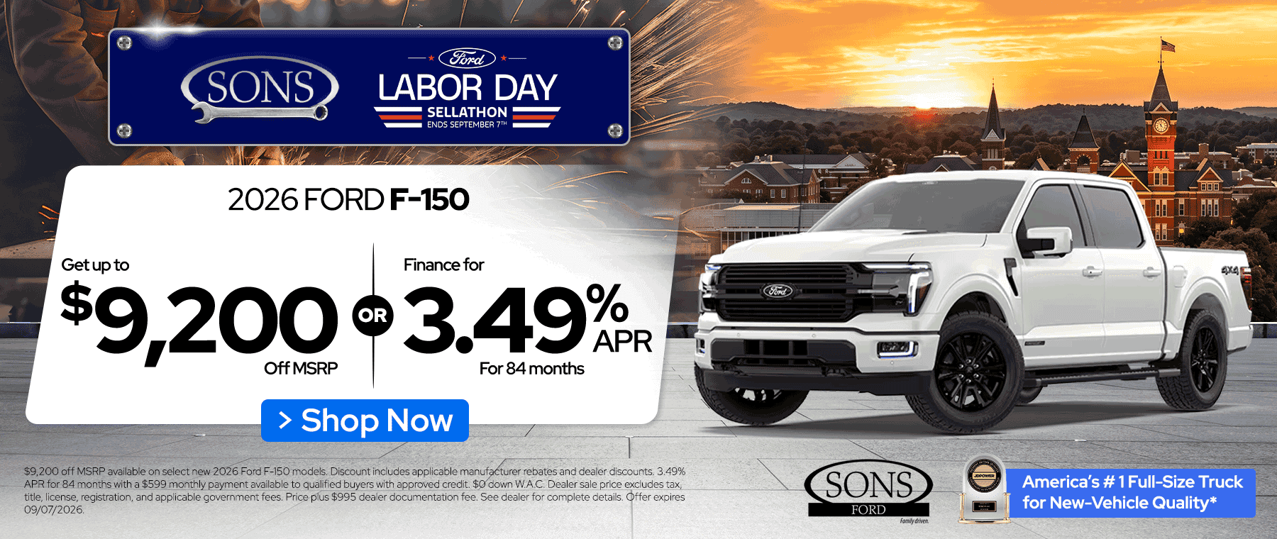 SONS Ford Specials