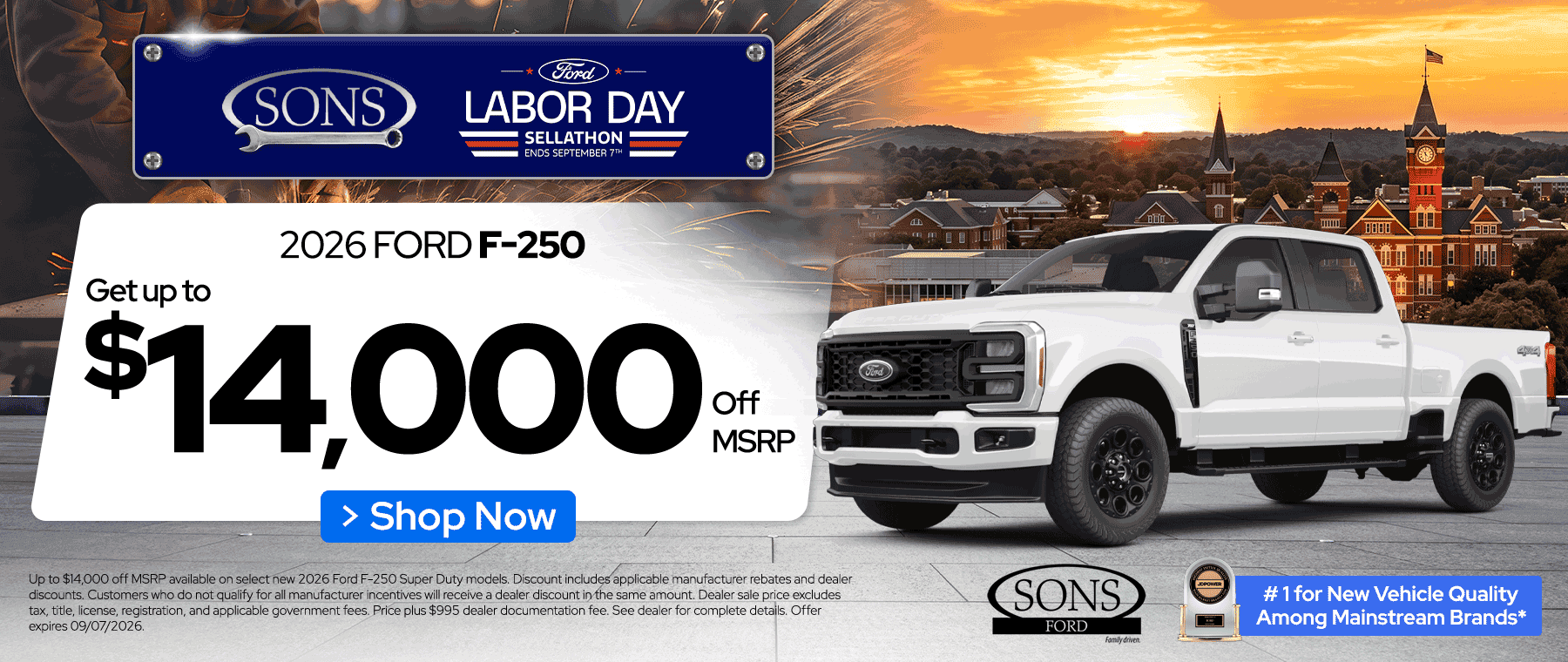 SONS Ford Specials
