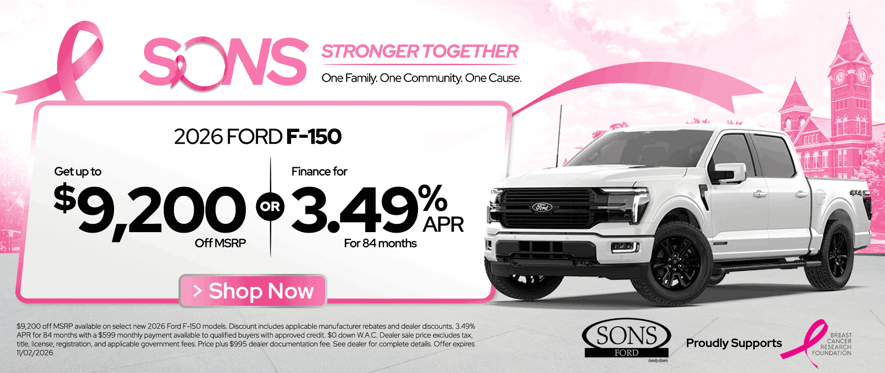 SONS Ford Specials