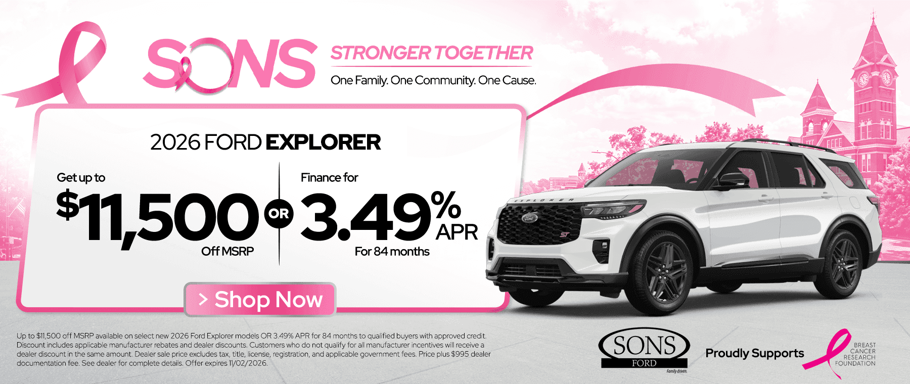 SONS Ford Specials
