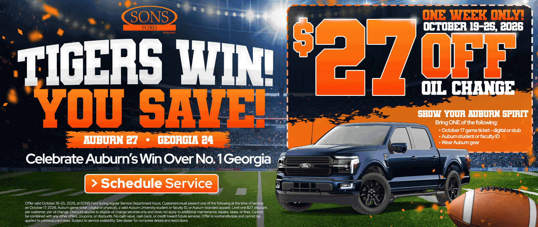 SONS Ford Specials
