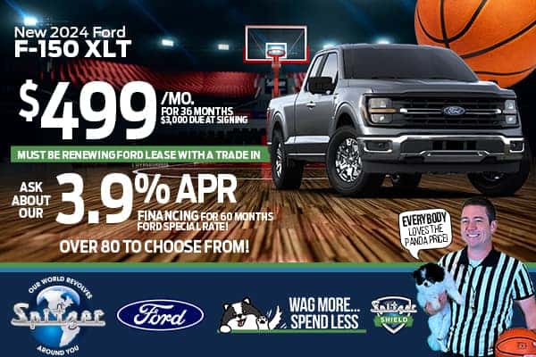 2024 Ford F150 XLT - Lease an F-150 XLT for $499/mo for 36 months