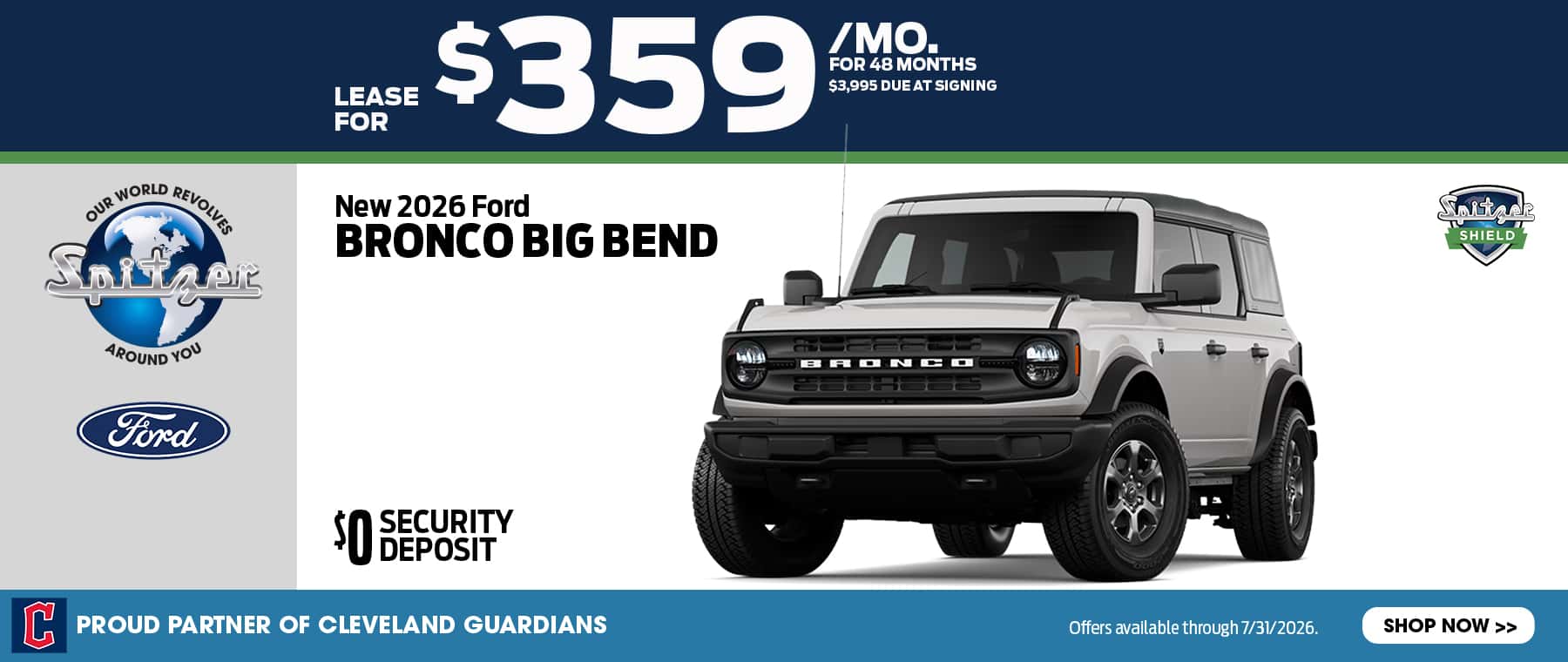 07.2026_Ford Bronco_Lease for $359 per mo for 48 mo
