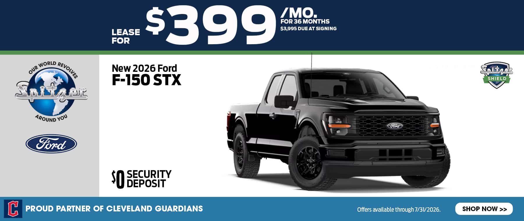 07.2026_Ford F150_Lease for $399 for 36 mo