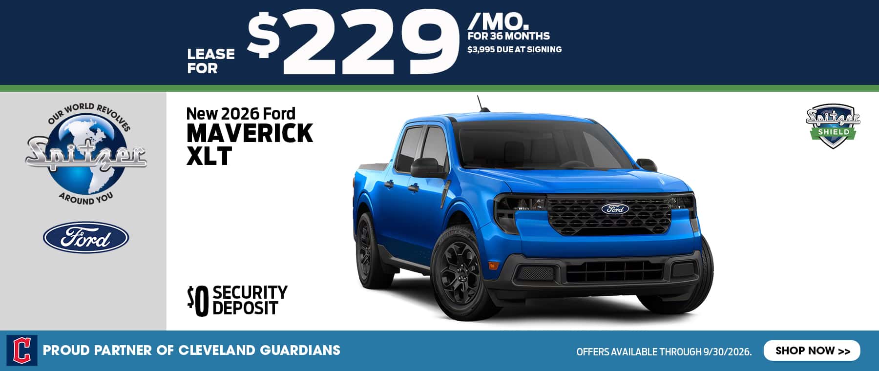 09.2026_Ford Maverick_Lease for $229 for 36 mo