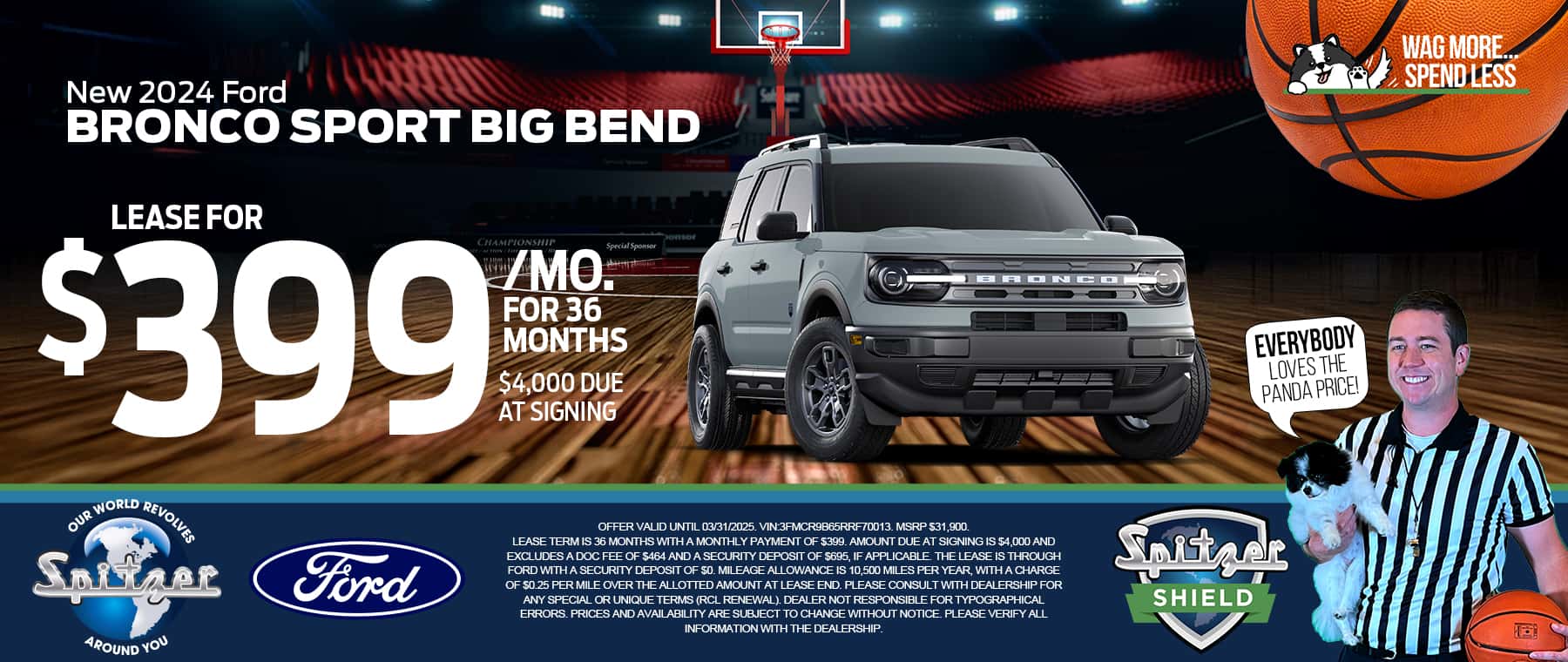 03.2025_CARRERA_ Lease A New 2024 Ford Bronco Sport Big Bend for $399 a Month for 36 Months
