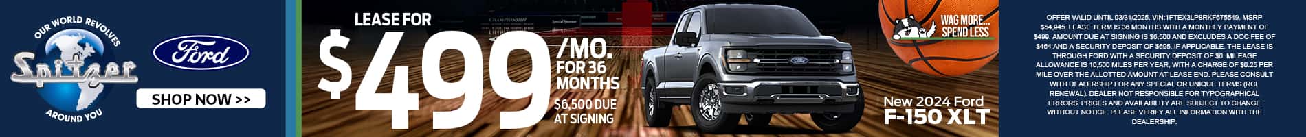 03.2025_CARRERA_LEASE A 2024 Ford F-150 XLT for $499 a Month for 36 Months!