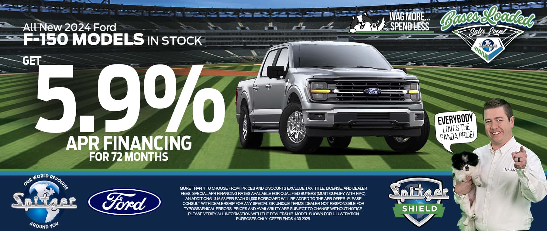 04.2025_Carrera_Get 5.9% APR Financing On All New 2025 Ford F-150 Models In Stock!