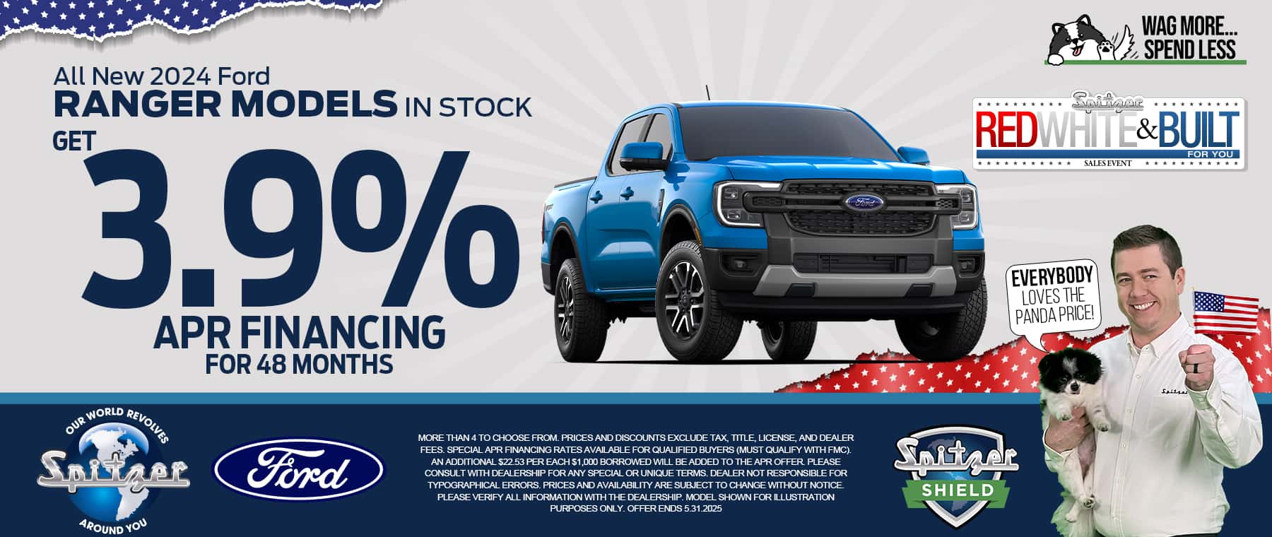 05.2025_Get 3.9% APR Financing on New 2024 Ford Ranger Models!