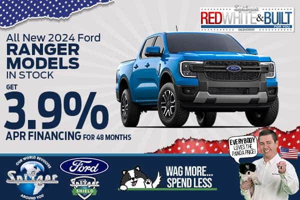 Get 3.9% APR Financing on New 2024 Ford Ranger Models