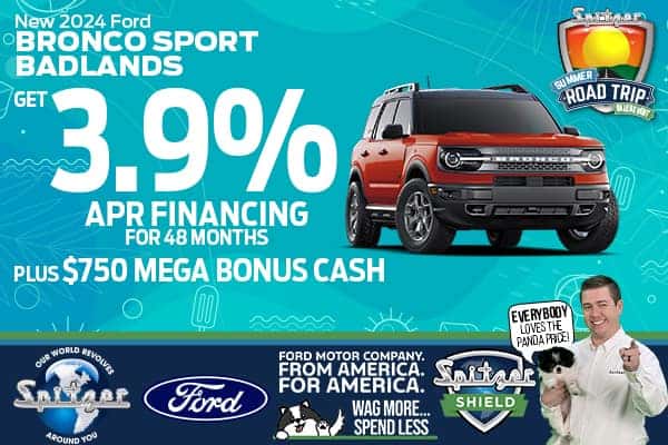 2024 Ford Bronco Sport Badlands - Get 3.9% APR Financing for 48 Months