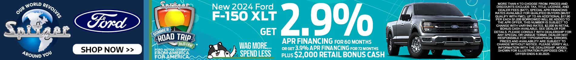 06.2025_Carrera_Get 2.9% APR Financing on New 2024 Ford F-150 XLT Models!