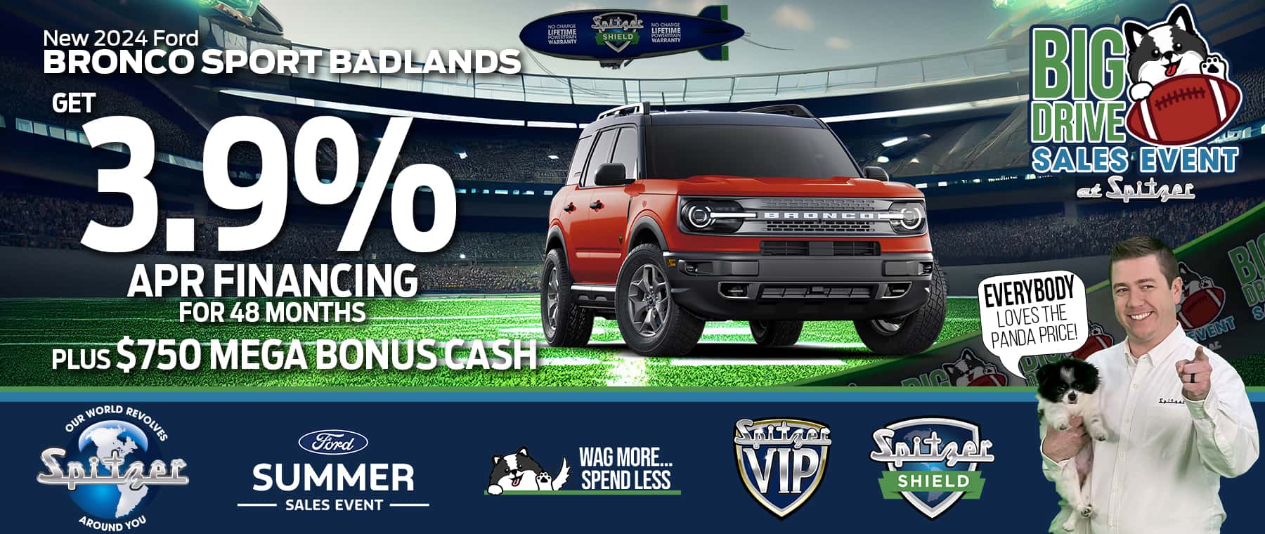 08.2025_Get 3.9% APR Financing on New 2024 Ford Bronco Sport Badlands Models!