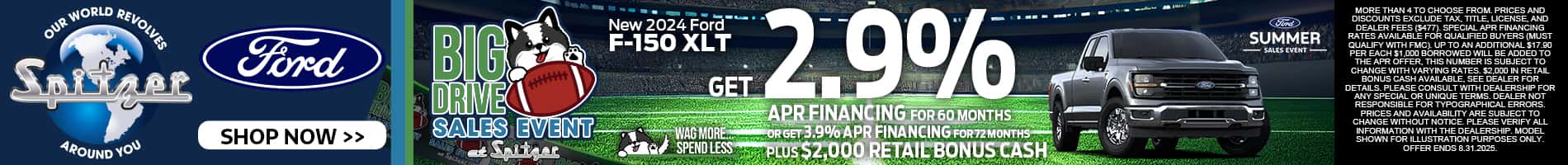 08.2025_Carrera_Get 2.9% APR Financing on New 2024 Ford F-150 XLT Models!