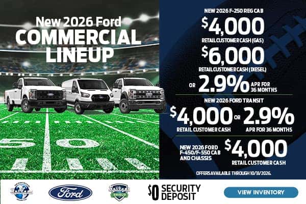 2026 Ford Commercial Lineup