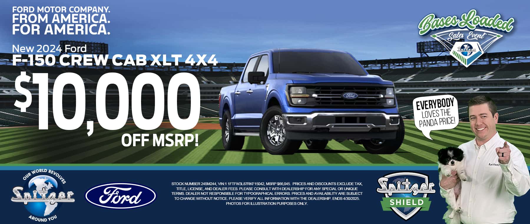 04.2025_Carrera_Get Up To $10,000 off MSRP on New 2024 Ford F-150 Crew Cab XLT 4x4 Models!