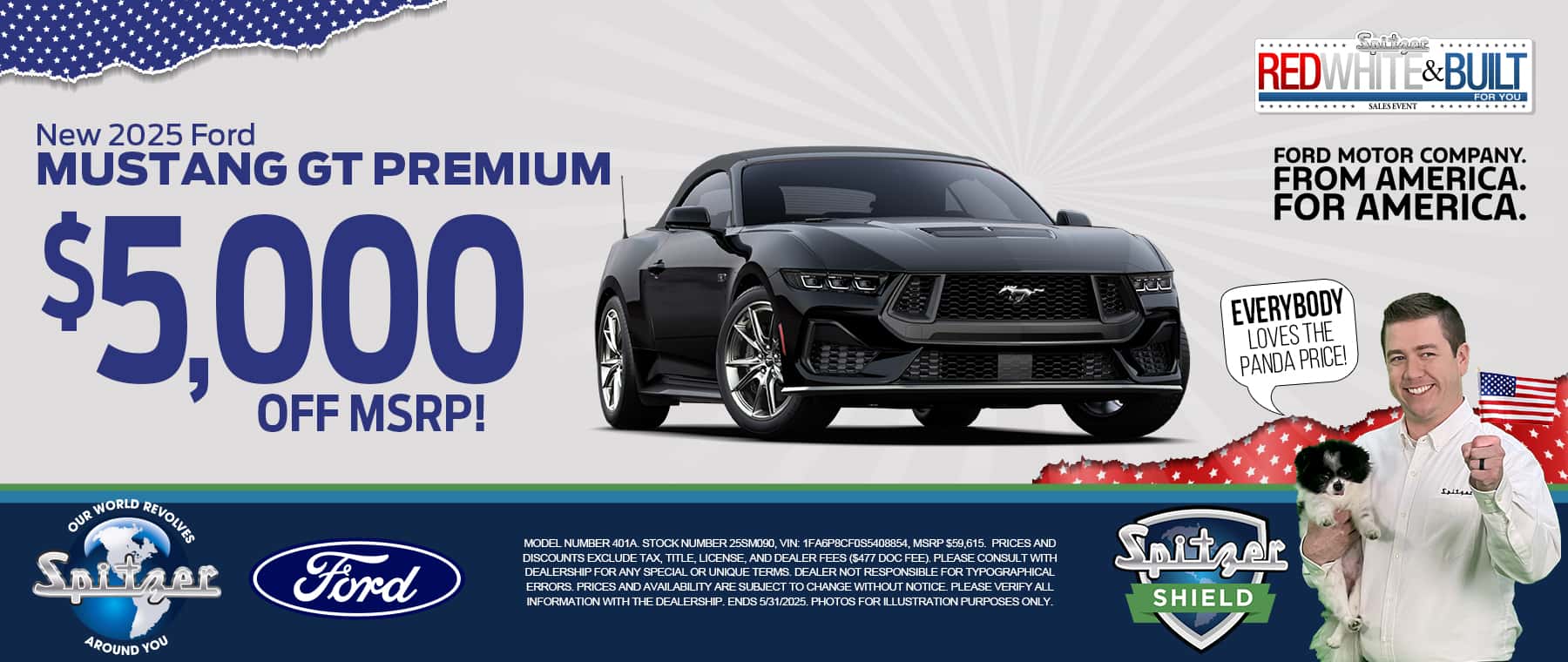 05.2025_Carrera_Get Up To $5k off MSRP on New 2025 Ford Mustang GT Premium Models!