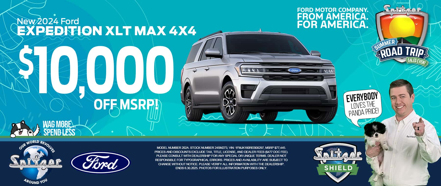 06.2025_Carrera_Get Up To $10k Off MSRP on New 2024 Ford Expedition XLT Max Models!