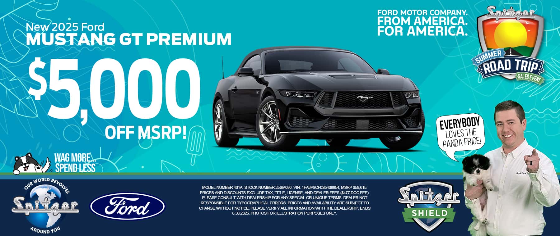 06.2025_Carrera_Get Up To $5k off MSRP on New 2025 Ford Mustang GT Premium Models!