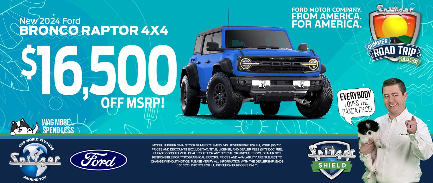 06.2025_Carrera_Get Up To $16,500 Off MSRP on New 2024 Ford Bronco Raptor Models!