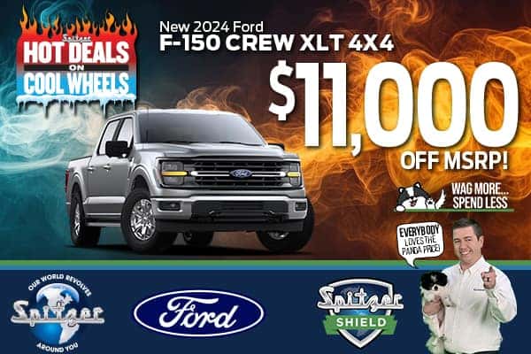 2024 Ford F-150 Crew XLT 4x4 - $11,000 Off MSRP