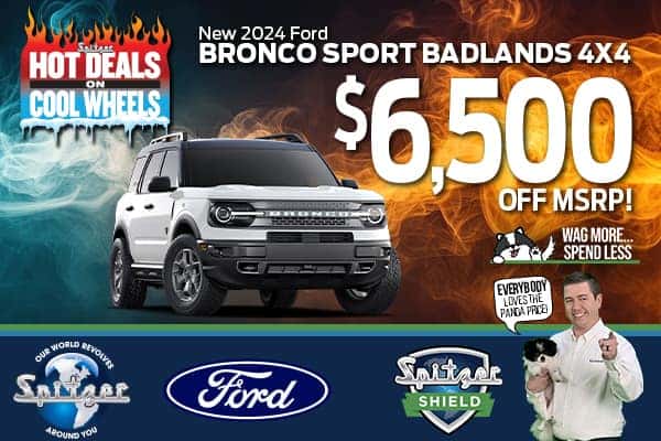 2024 Ford Bronco Sport Badlands 4x4 - $6,500 Off MSRP