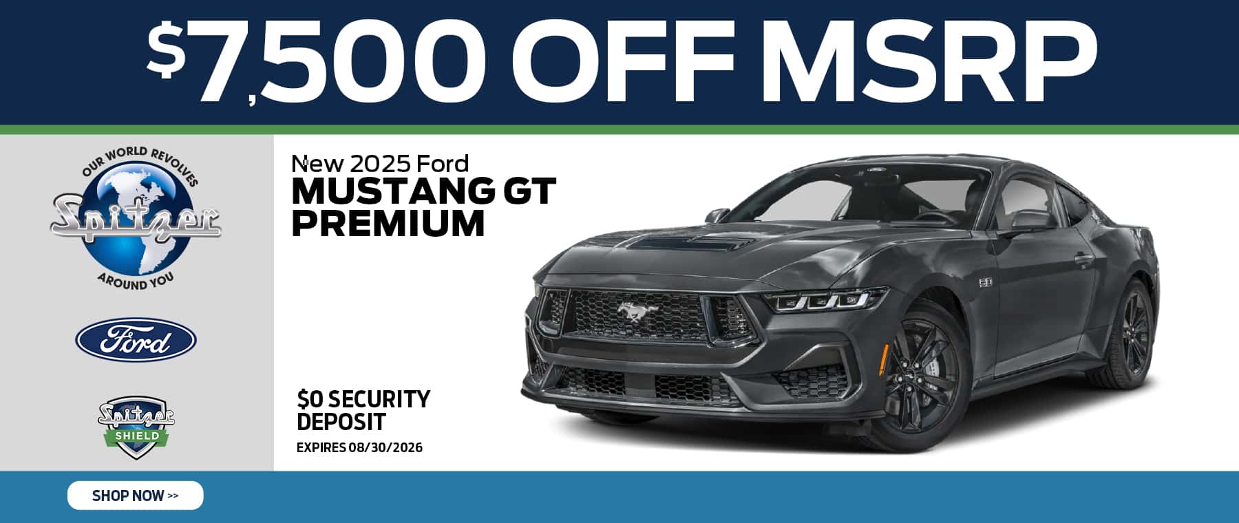 08.2026_2025 Ford Mustang_$7500 off msrp