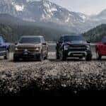 2026 Ford F-150 Model Lineup in the mountains