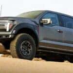 2026 Ford F-150 Raptor on a sand dune