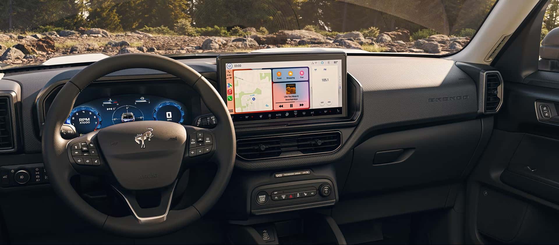 2026 Bronco Sport front interior