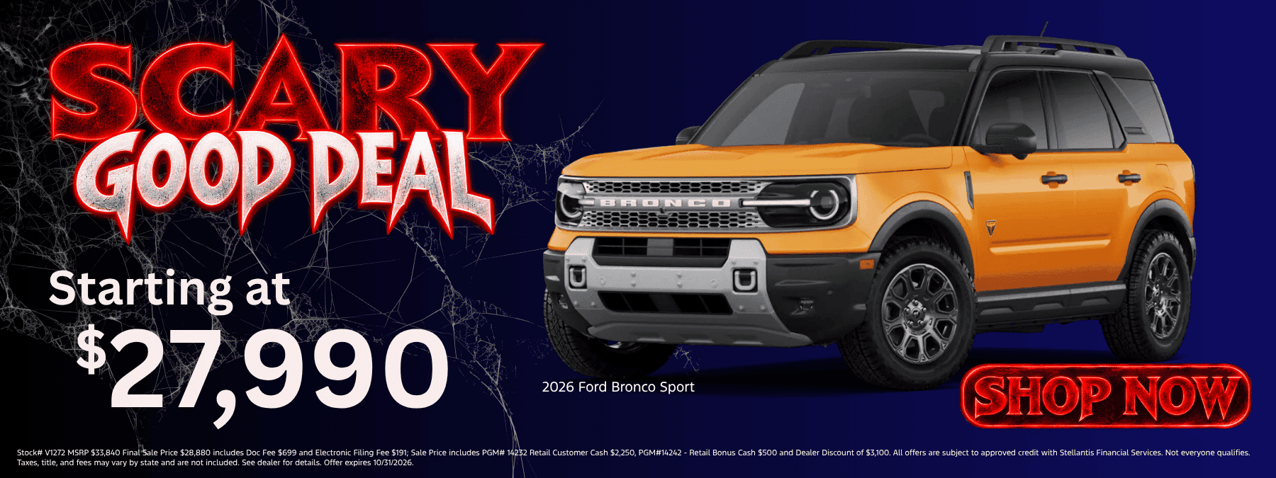 Get a Scary Good Deal on Ford Bronco Sport