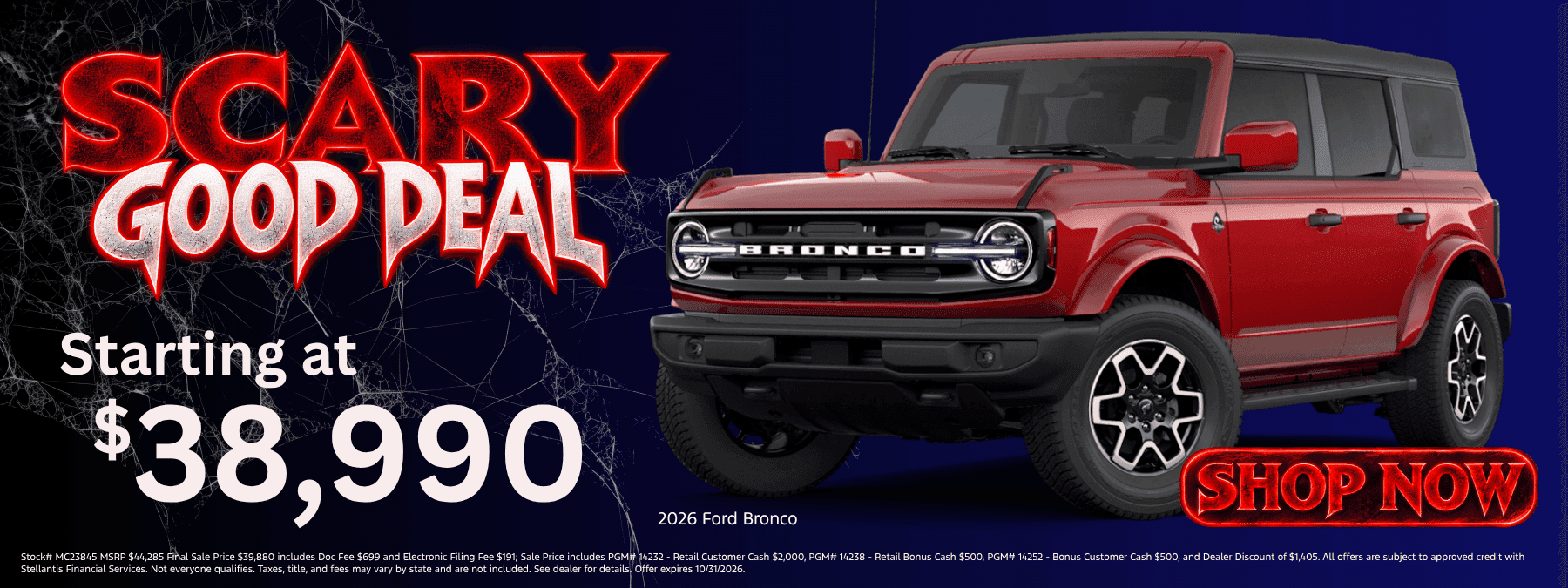 Get a Scary Good Deal on Ford Bronco