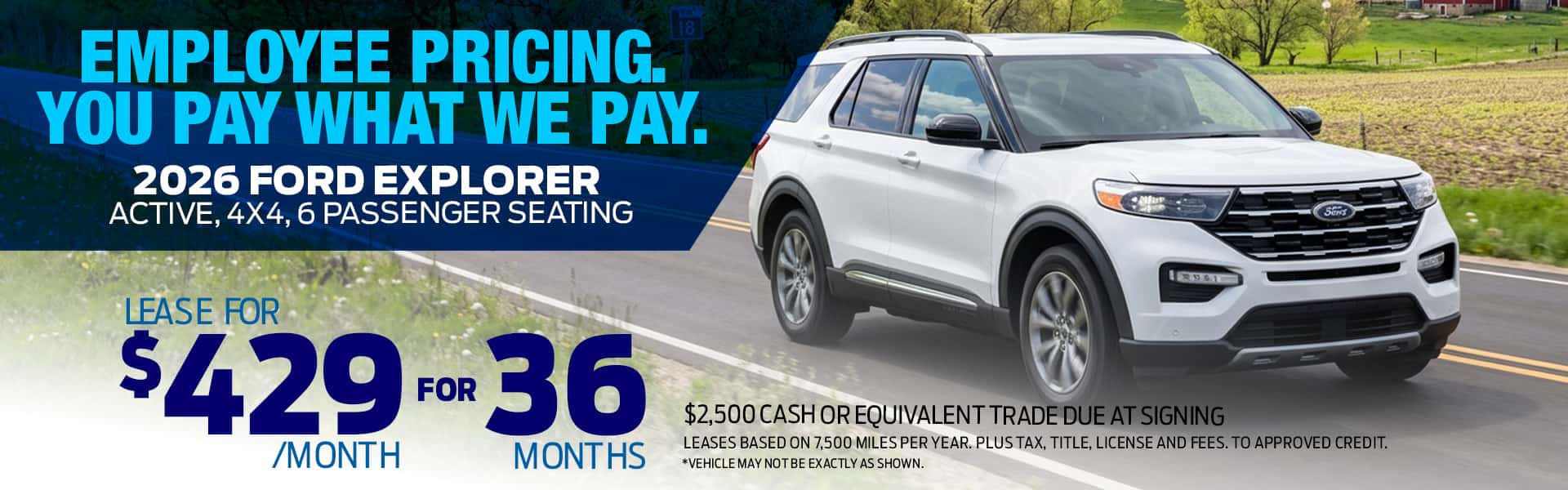 2026 Ford Explorer Active 4x4