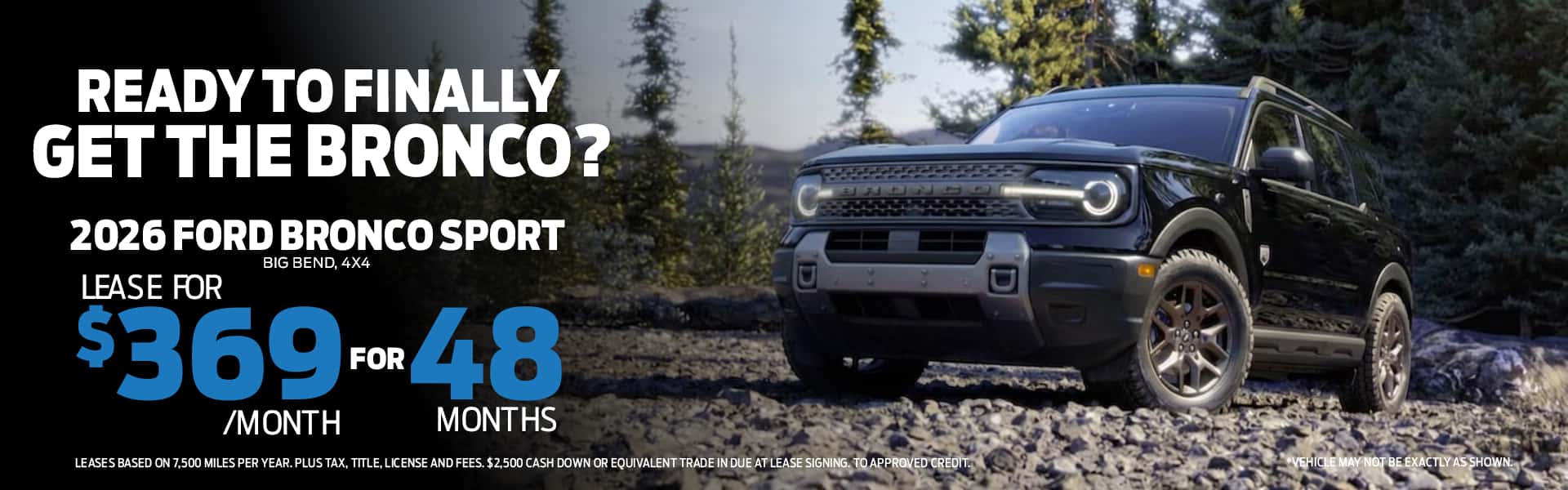 2026 Ford Bronco Sport Big Bend