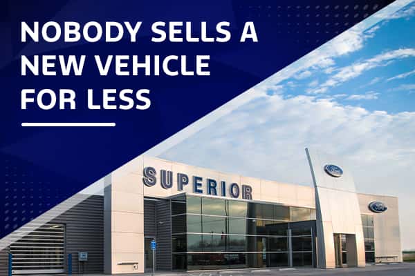 Nobody sells a new vehicle for less