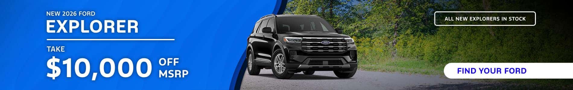 2026 Ford Explorer Promo