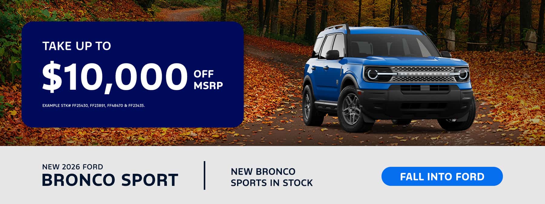 2026 Ford Bronco Sport Promo