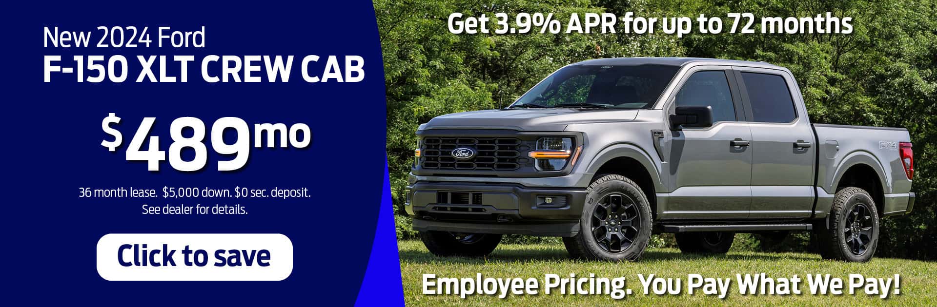 2024 Ford F-150 May 2025 Special Banner