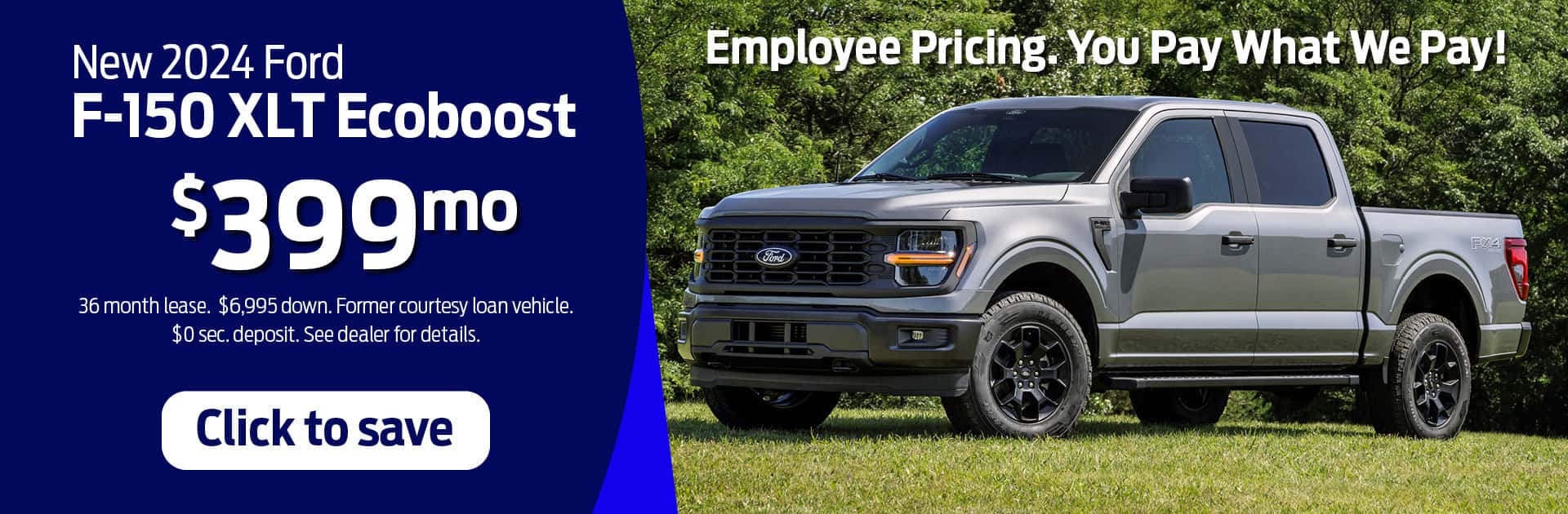 2024 Ford F-150 April 2025 Special Banner