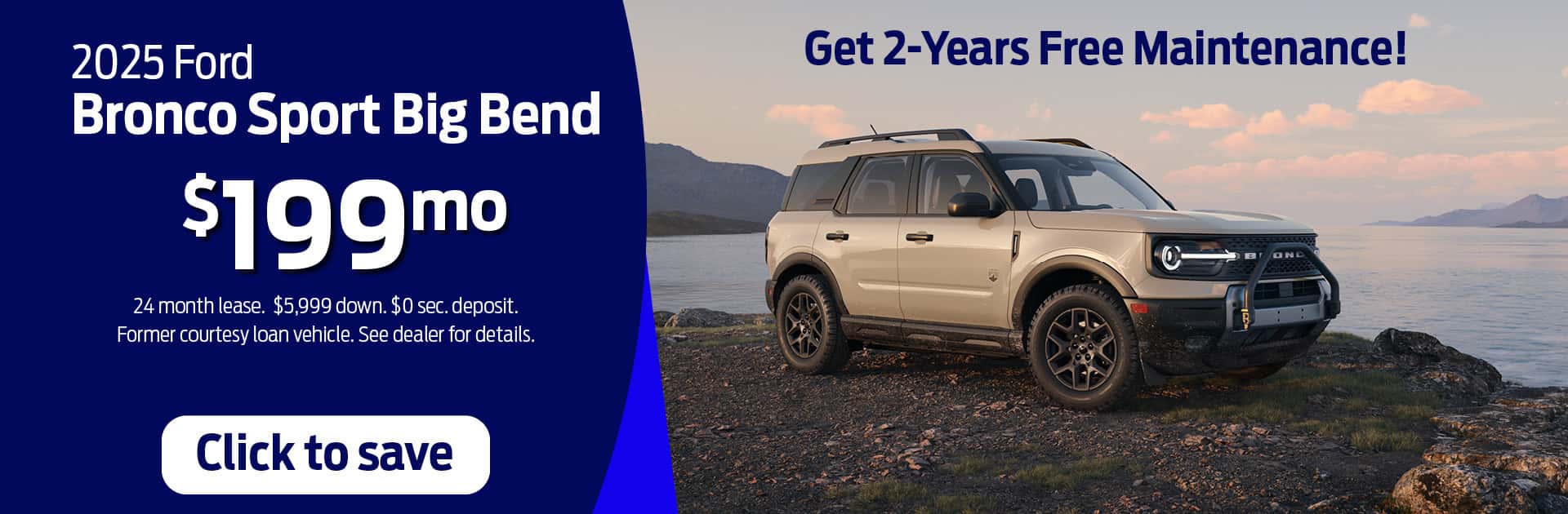 Ford Bronco Sport August 2025 Special