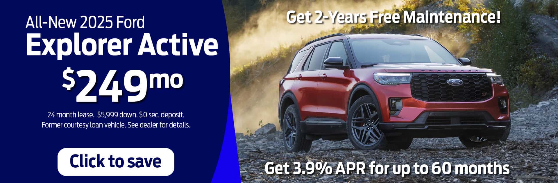 Ford Explorer August 2025 Special