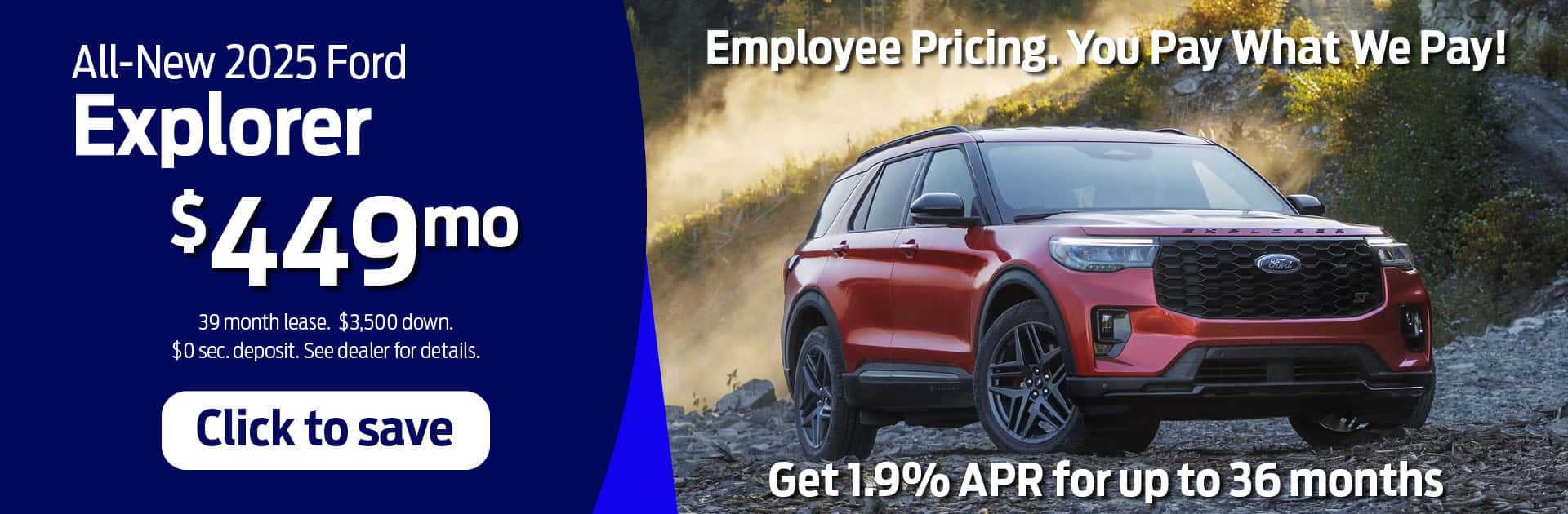 Ford Explorer June 2025 Special