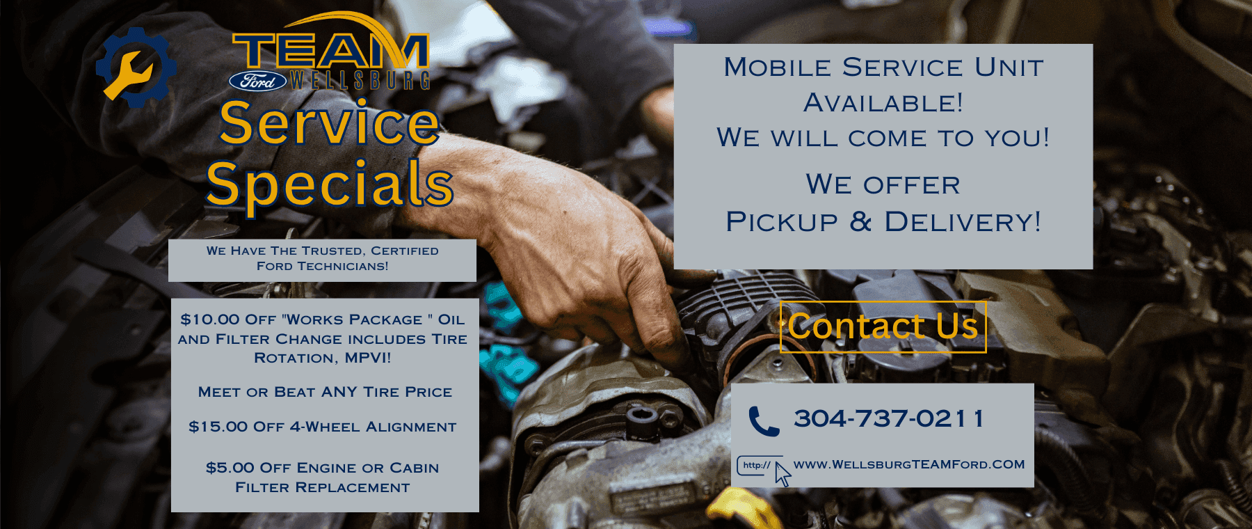 to Team Ford Wellsburg in West Virginia