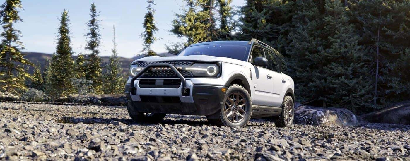 White 2026 Ford Bronco Sport parked at an angle