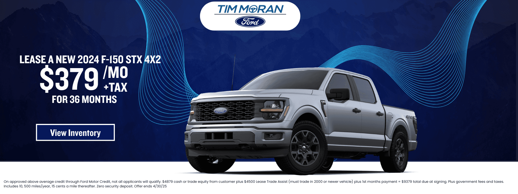 Ford F-150 April Lease Offer