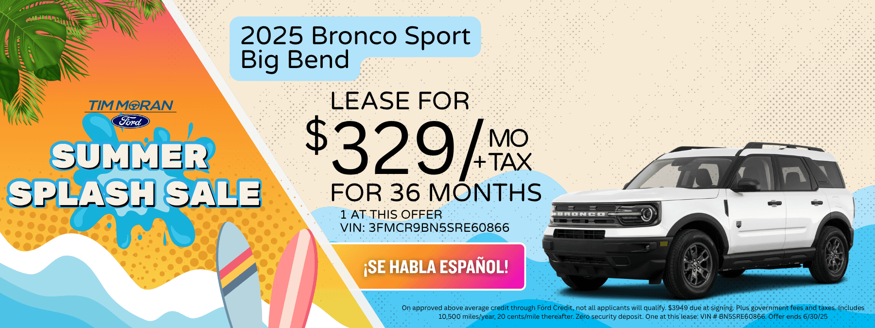 Bronco Sport lease