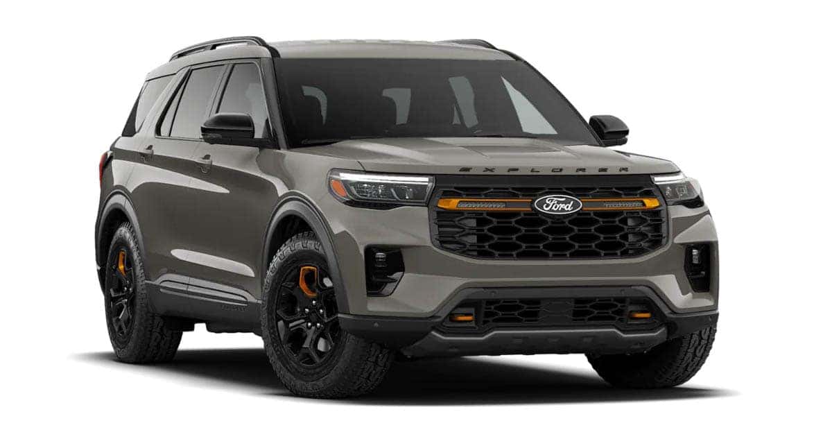 2027 Ford Explorer Tremor front three-quarter view